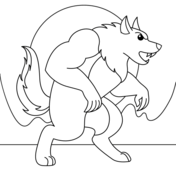 Werewolf coloring pages free coloring pages