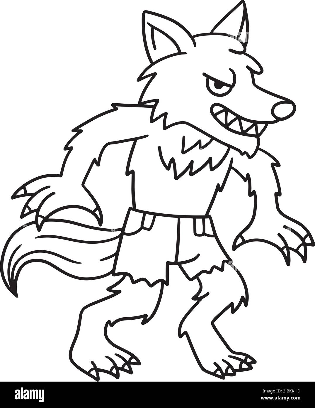 Werewolf drawing black and white stock photos images