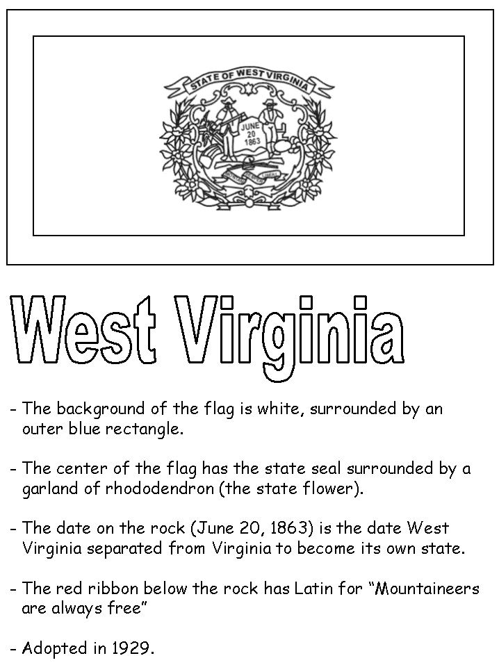 West virginia state flag