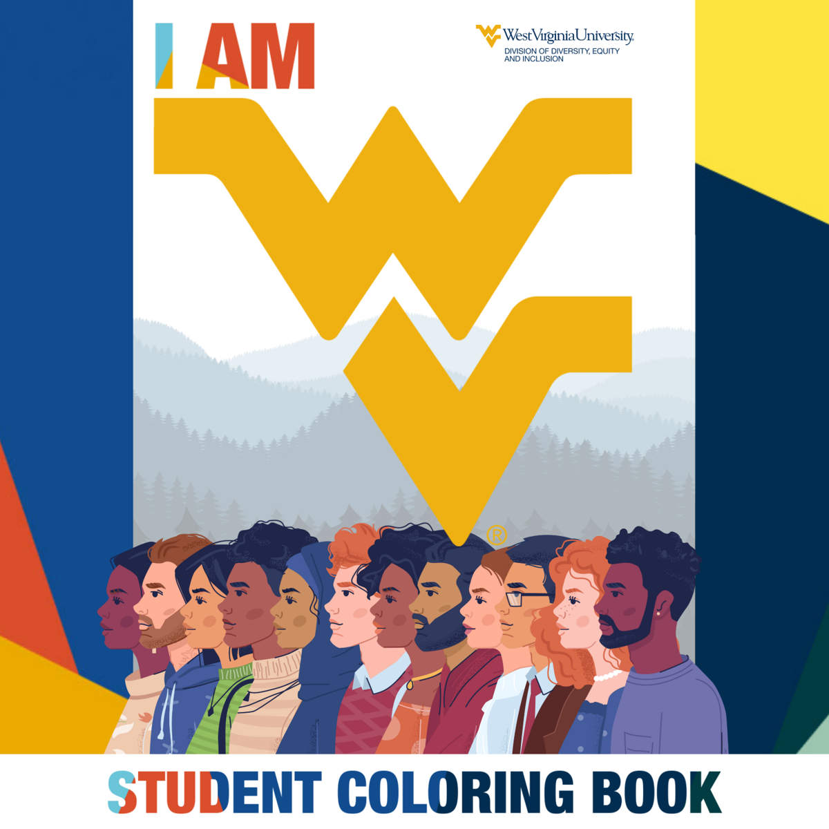 I am wvu dei coloring book project draws interest from students culture