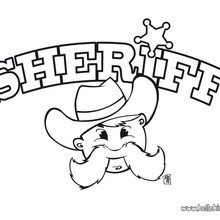 Cowboy coloring pages