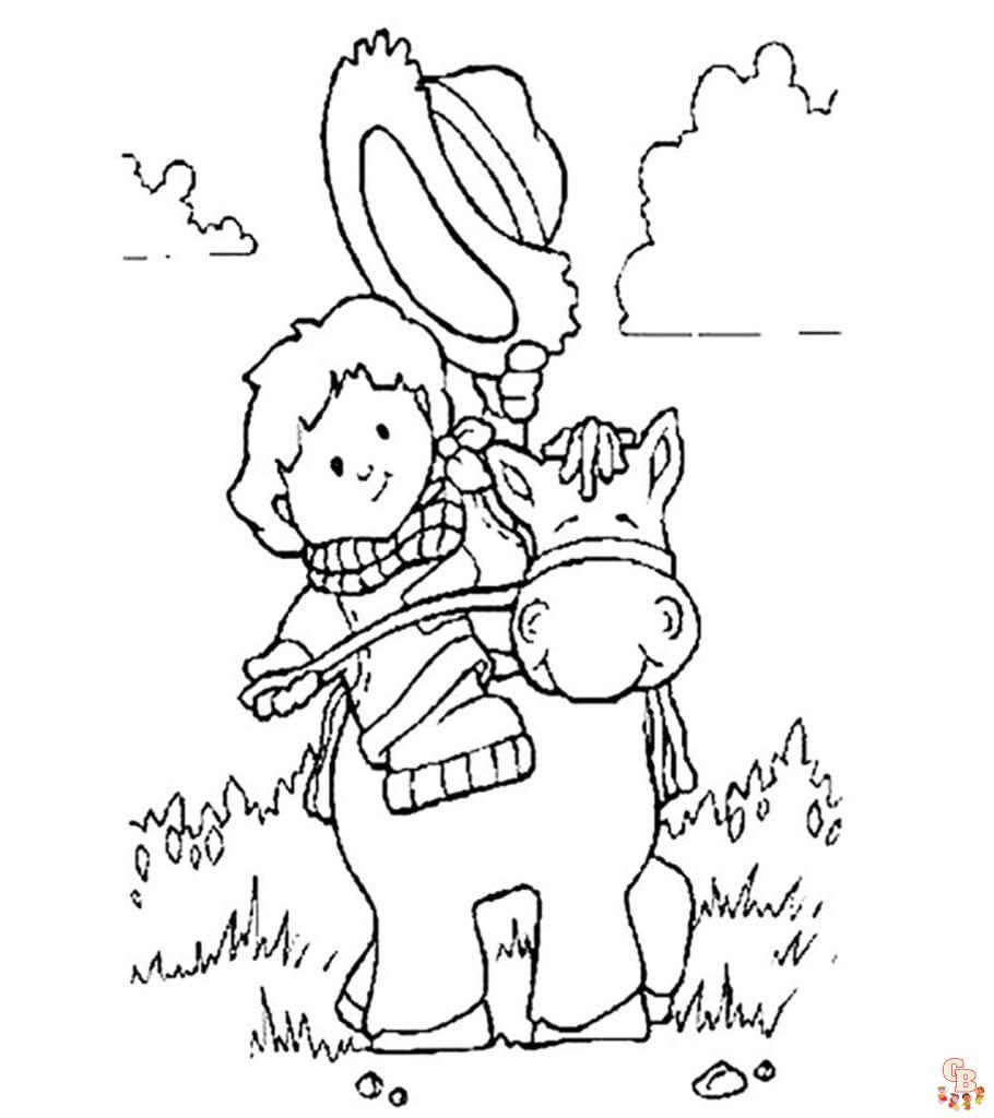 Printable western coloring pages free for kids and adults