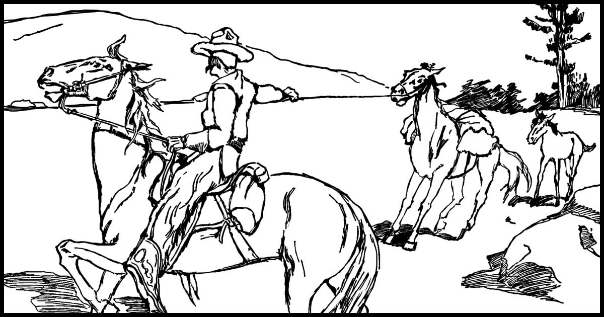 Western coloring pages