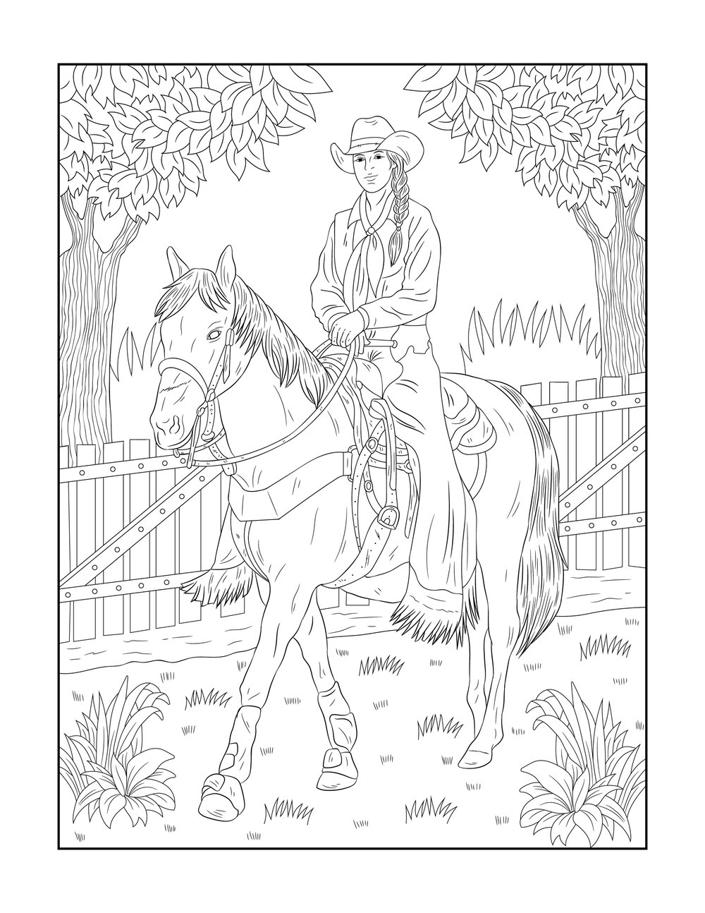 The quarter horse coloring book â willow bend publishing