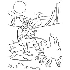 Top free printabe cowboy coloring pages online