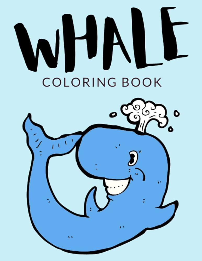 Whale coloring book whale coloring pages whale colouring book over pages to color cute blue whale killer sei whale narwhal colouring book pages for boys girls and kids of ages