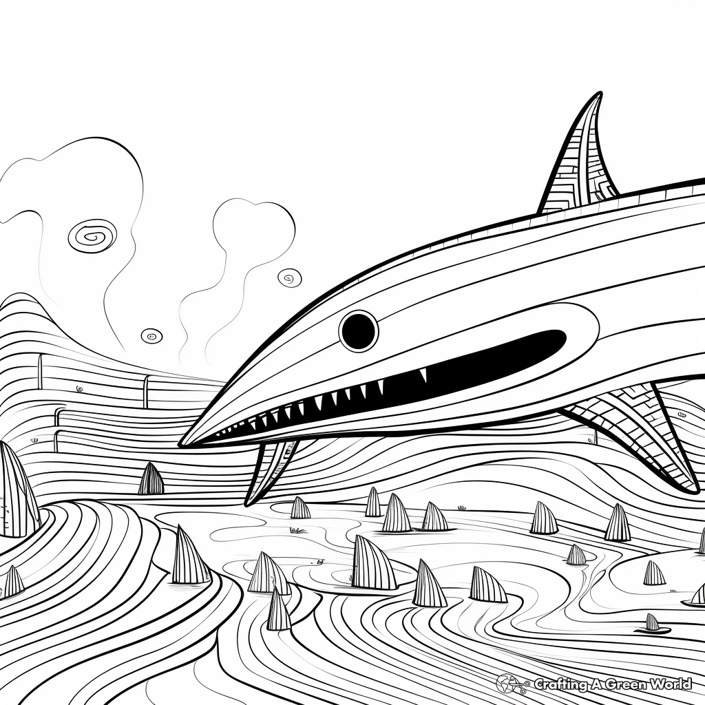 Blue whale coloring pages