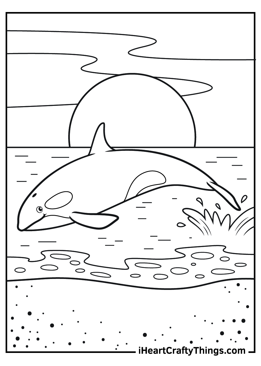 Killer whale coloring pages free printables