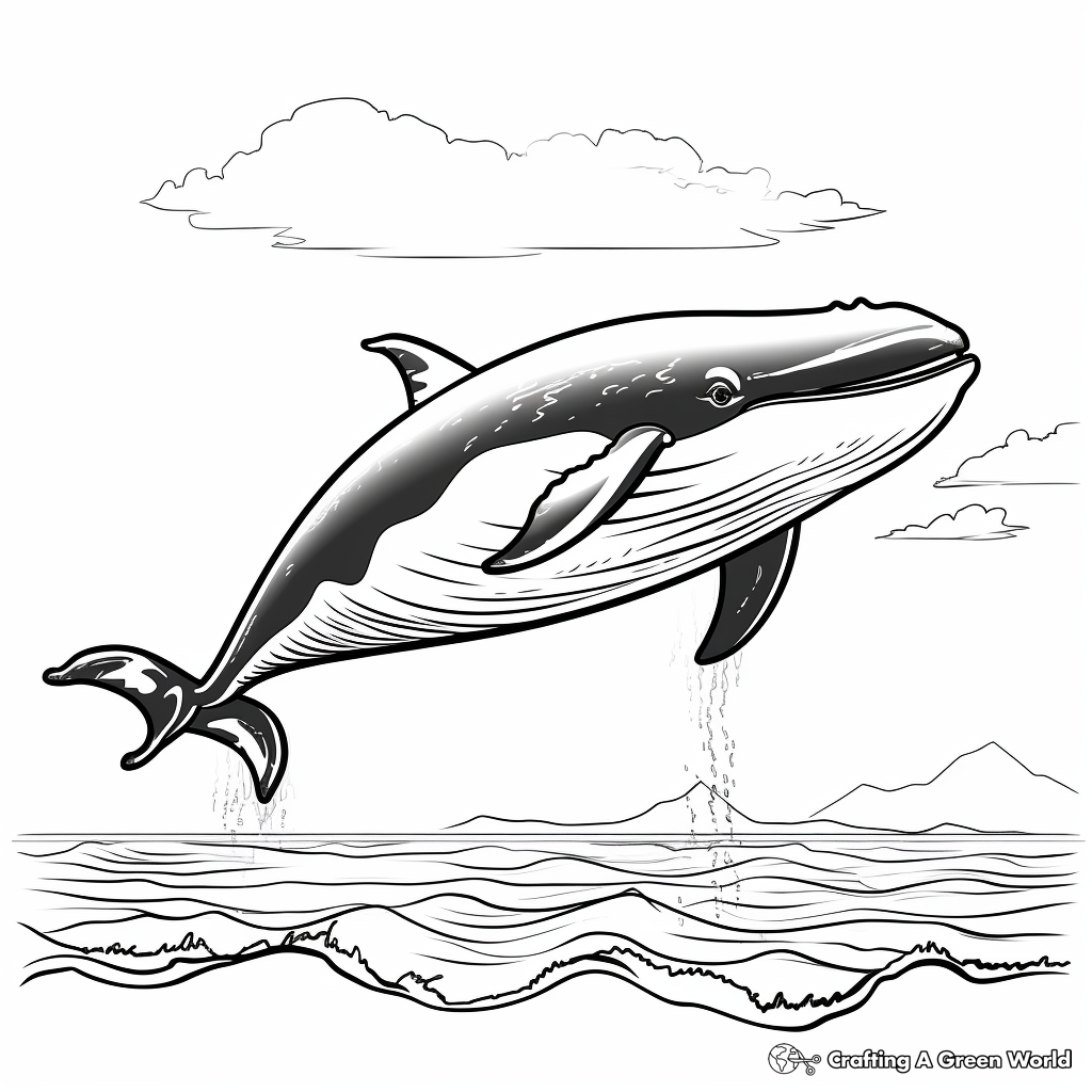 Humpback whale coloring pages