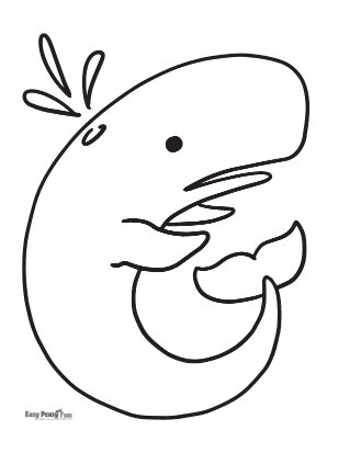 Whale coloring pages