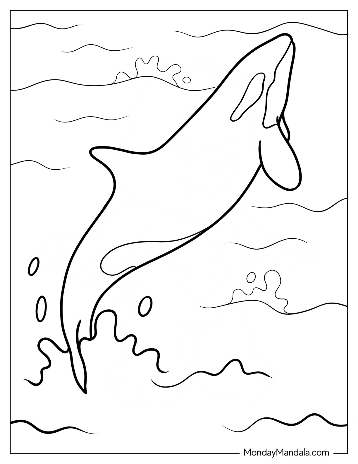 Killer whale coloring pages free pdf printables