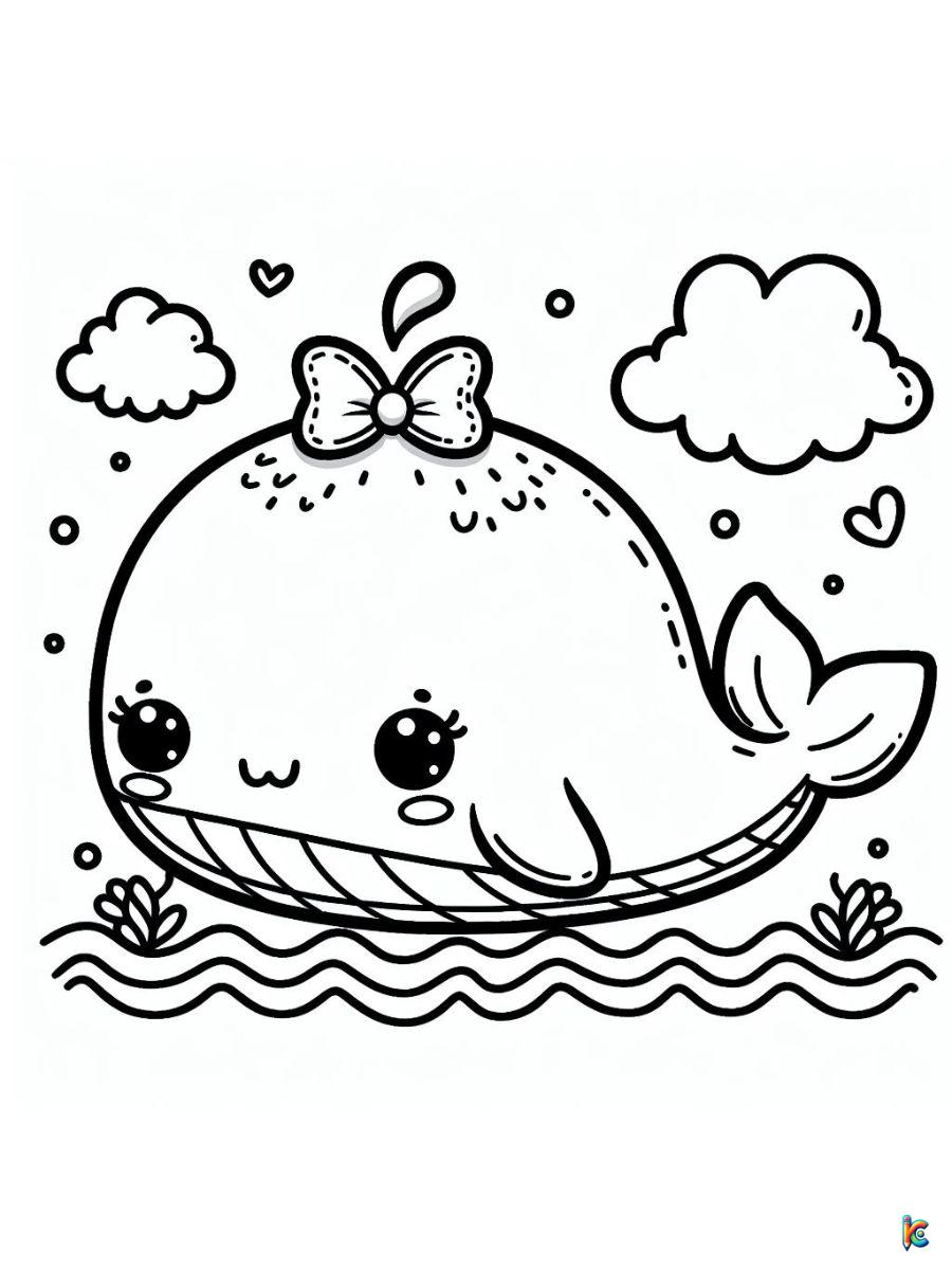 Whale coloring pages â