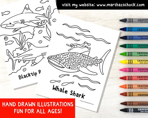 Shark coloring pages shark coloring sheets shark week