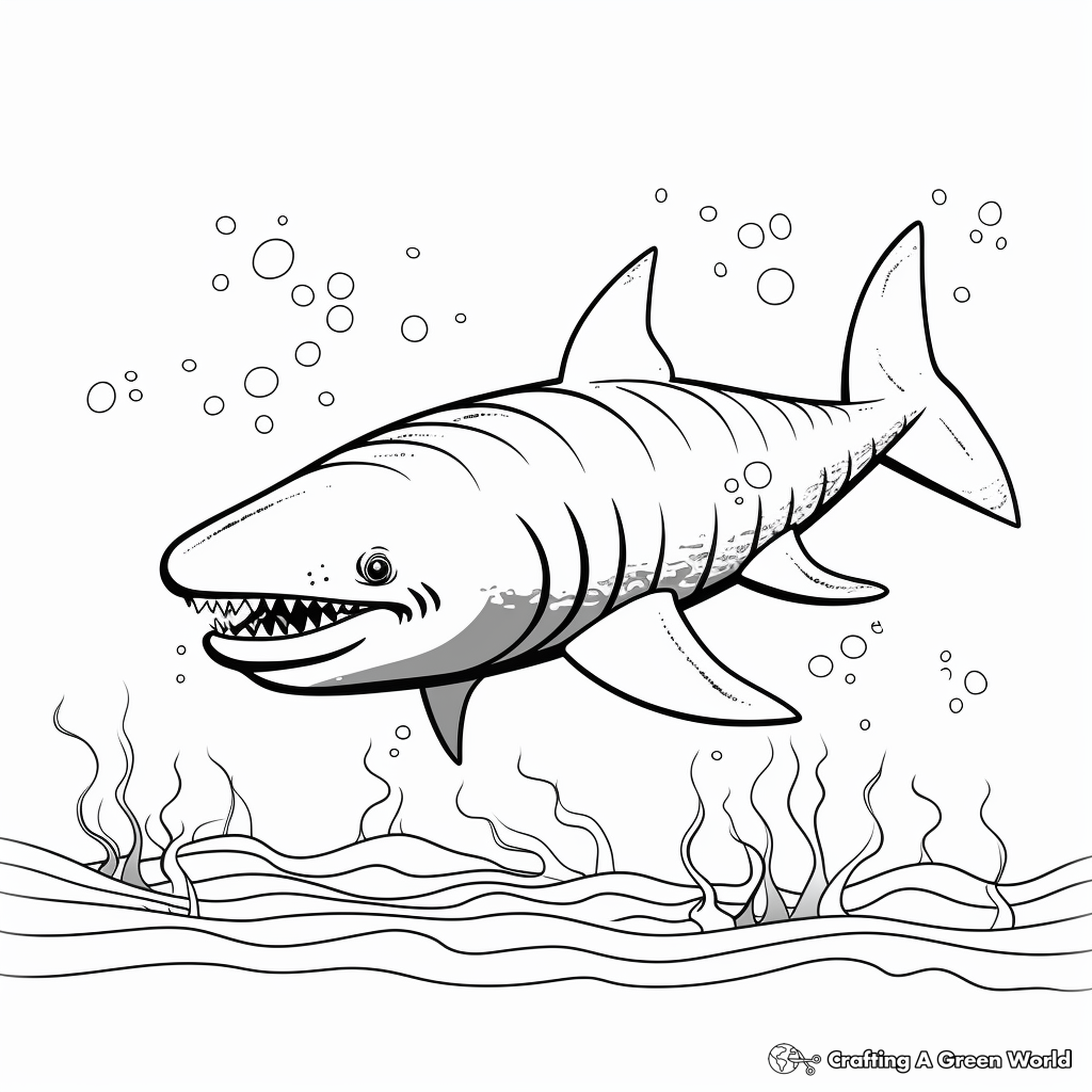 Shark coloring pages