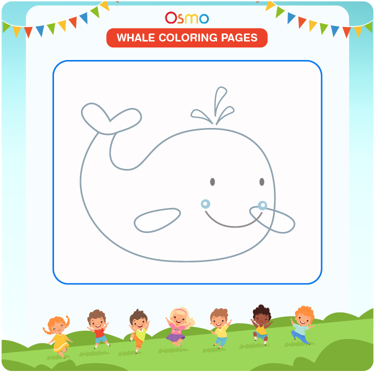 Whale coloring pages download free printables