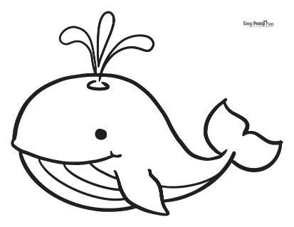 Whale coloring pages