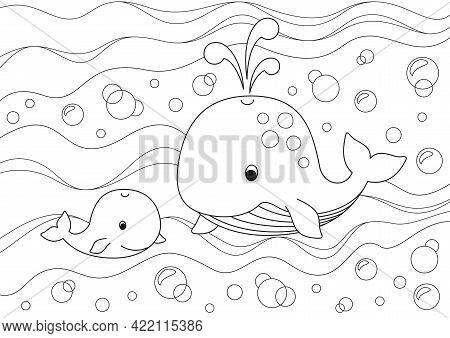 Coloring page mother vector photo free trial bigstock