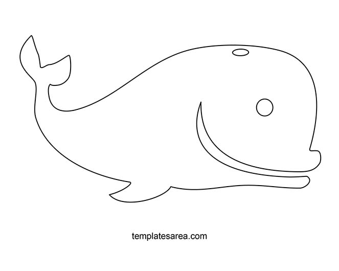 Create fun crafts with printable whale template