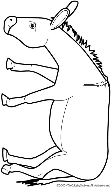 Donkey coloring page audio stories for kids free coloring pages colouring printables