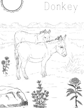 Holidaywinter animal coloring sheet