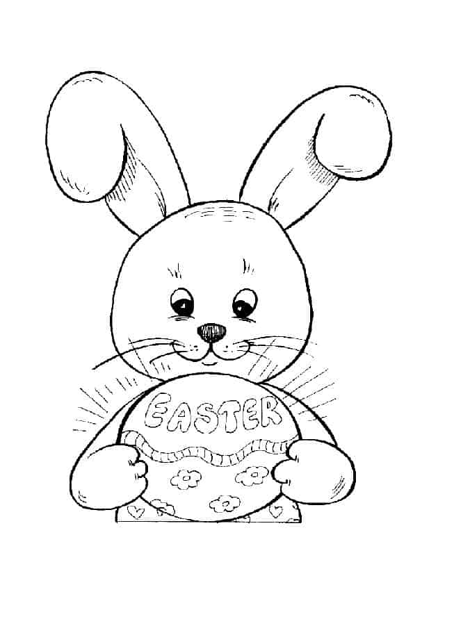 Your kids will love these easter coloring pages