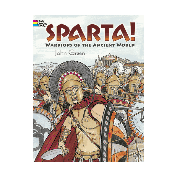 Sparta coloring book warriors of the ancient world