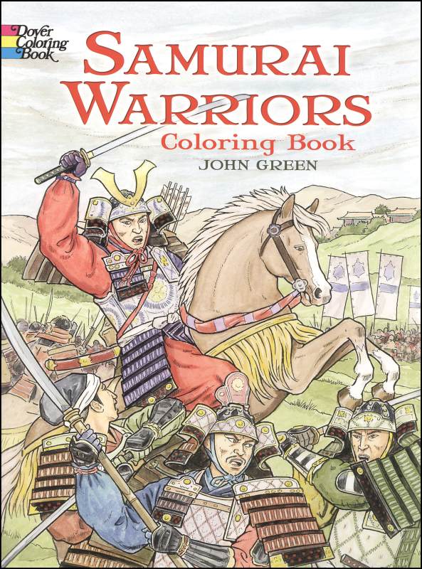 Samurai warriors coloring book