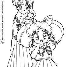 Sailor warriors coloring pages