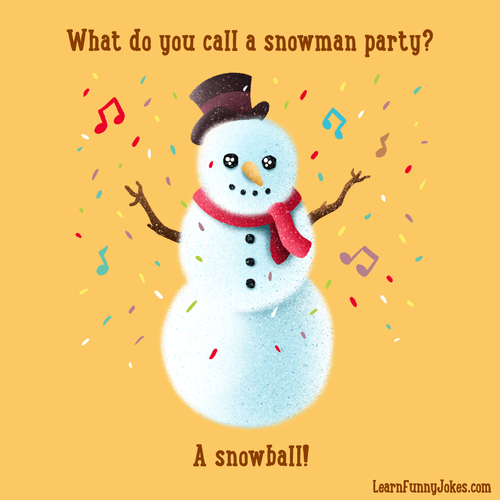 What do you call a snowman party a snowball christmas jokes â learn funny jokes