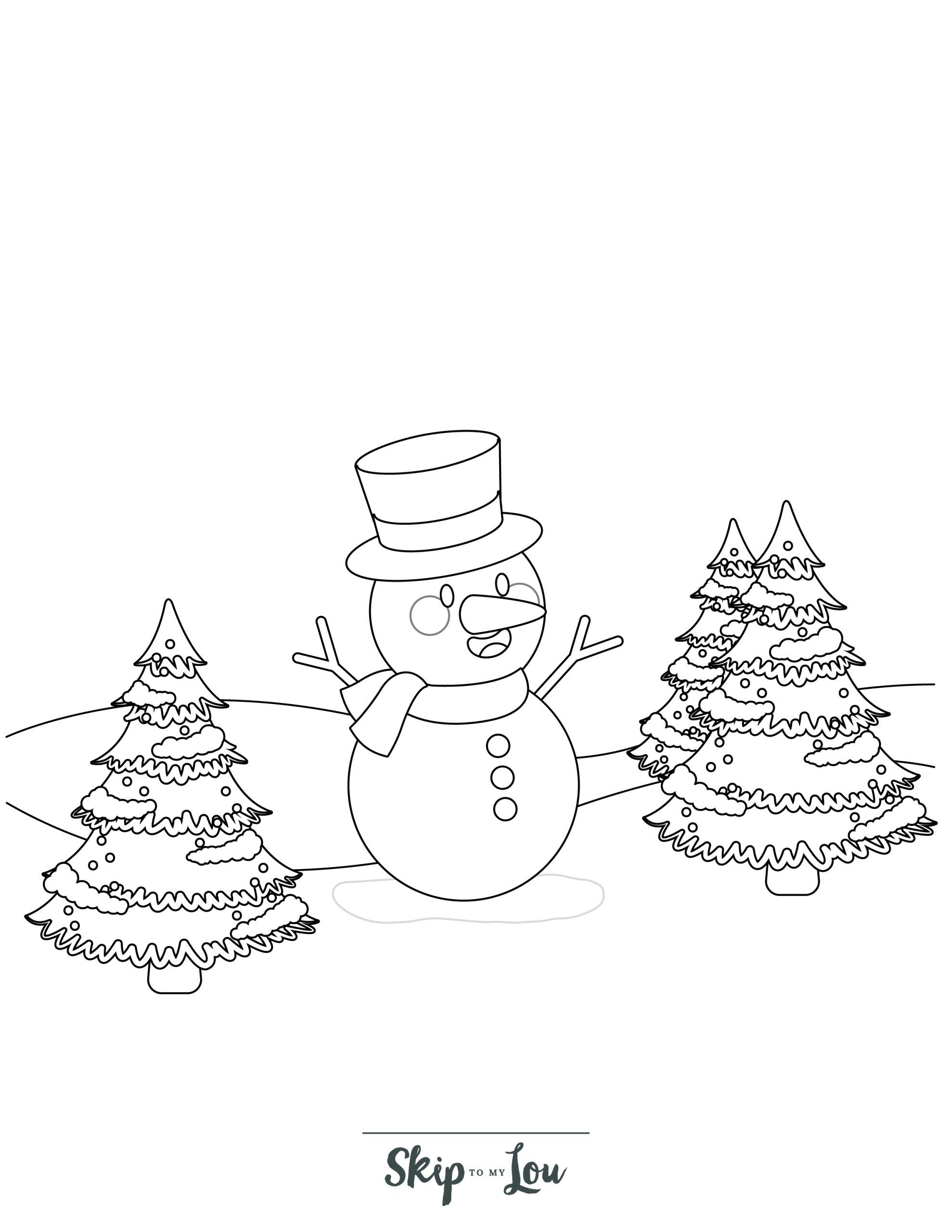 Holiday coloring pages