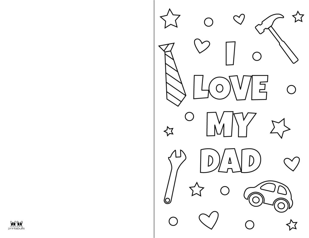 Fathers day coloring pages