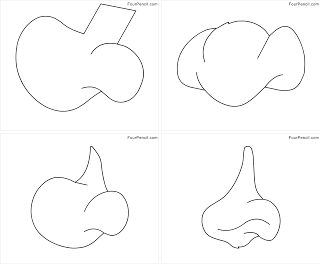 Free printable nose coloring pages for kids â