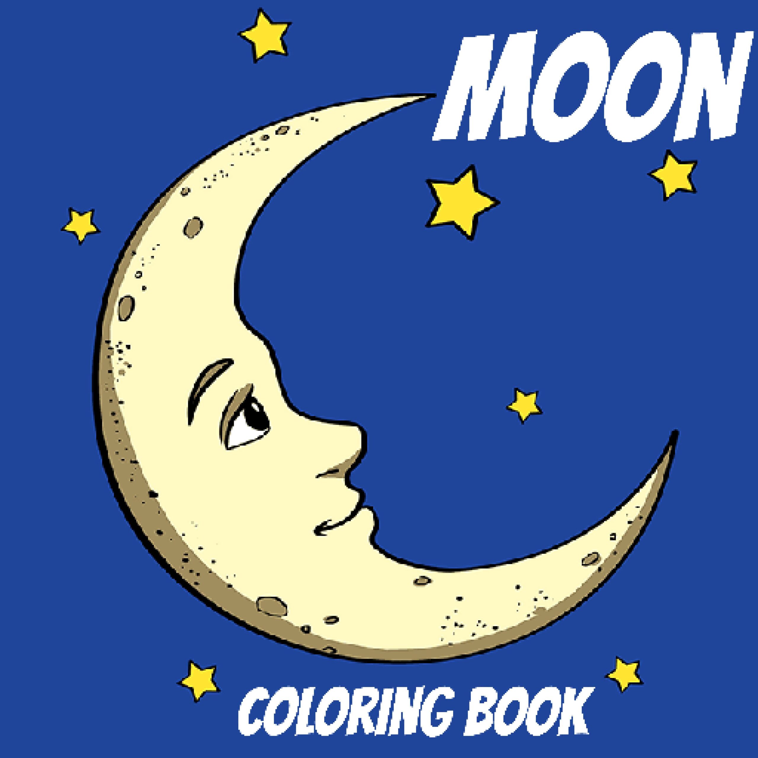 Moon coloring pages preschool kindergarten first grade made by teachers