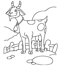 Top free printable goat coloring pages online