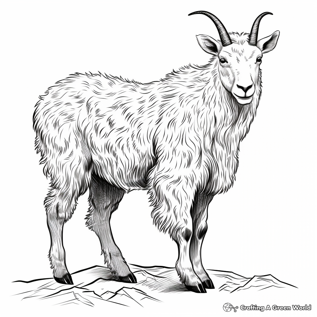 Goat coloring pages