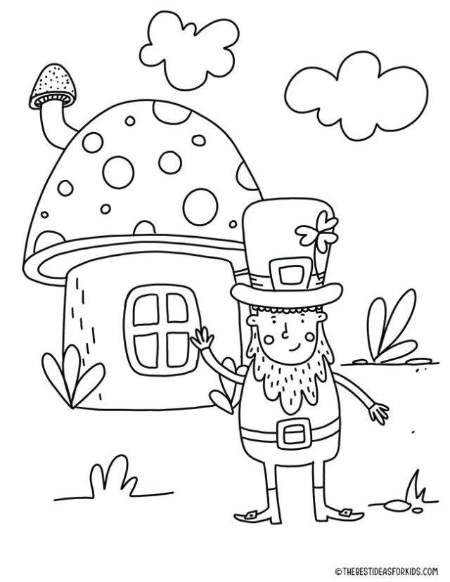 St patricks day coloring pages free printables