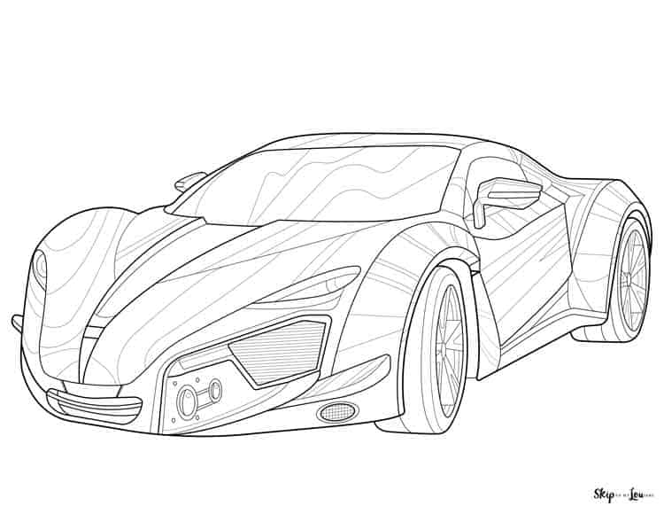 Car coloring pages skip to my lou