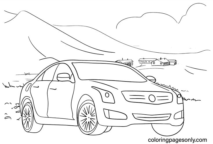 Cadillac coloring pages