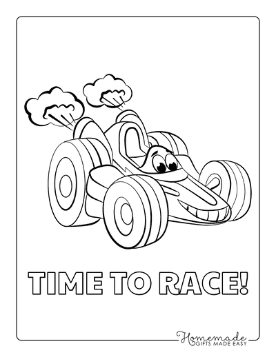 Free printable car coloring pages for kids