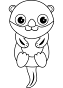 Otters coloring pages free coloring pages