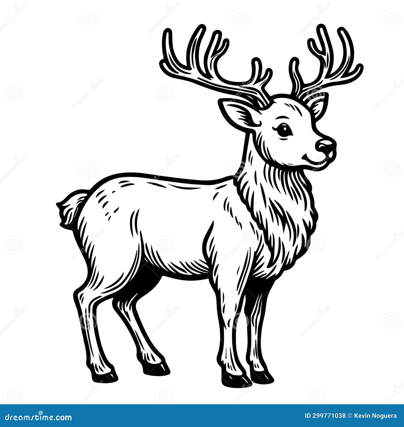 Caribou coloring page stock illustrations â caribou coloring page stock illustrations vectors clipart