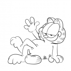 Top free printable garfield coloring pages online