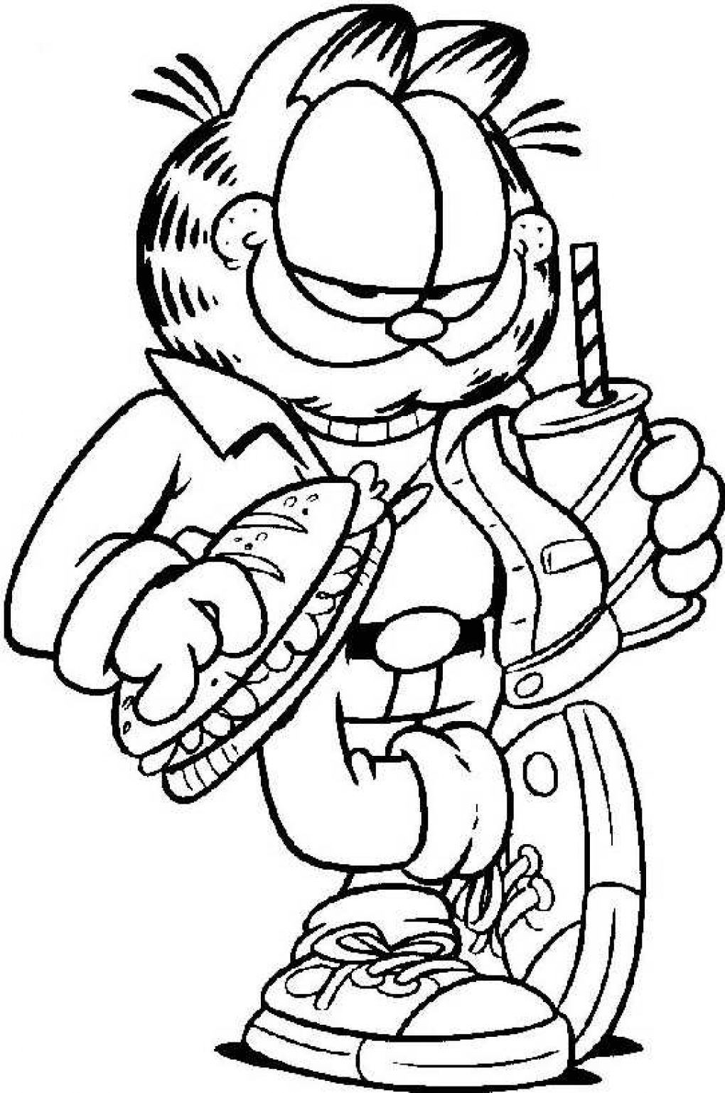 Coloring pages garfield coloring pages luxury garfield coloring page of garfield coloring pages