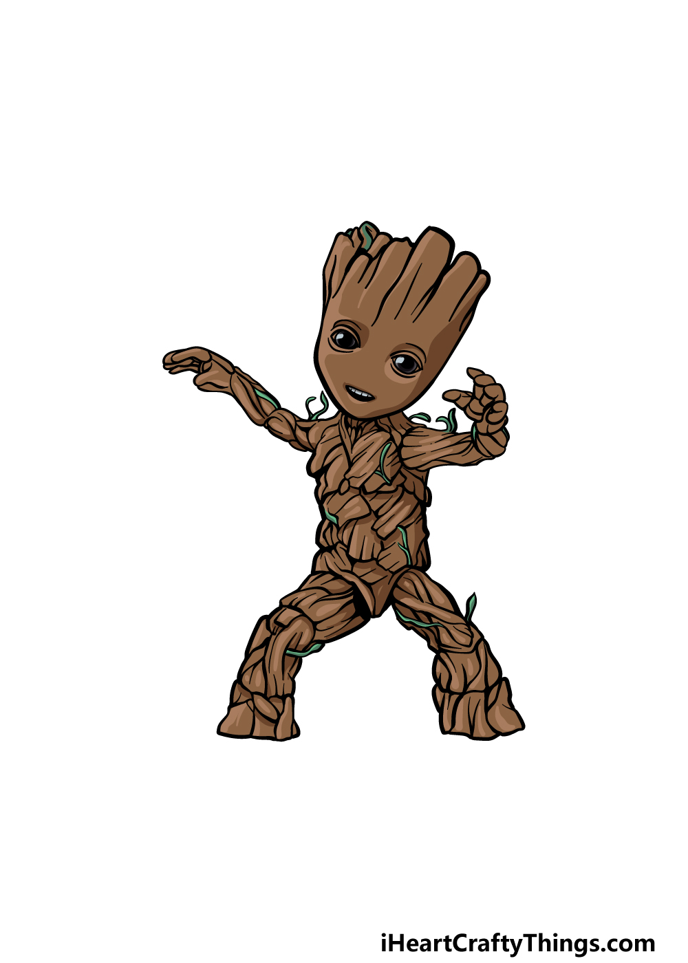 Baby groot drawing