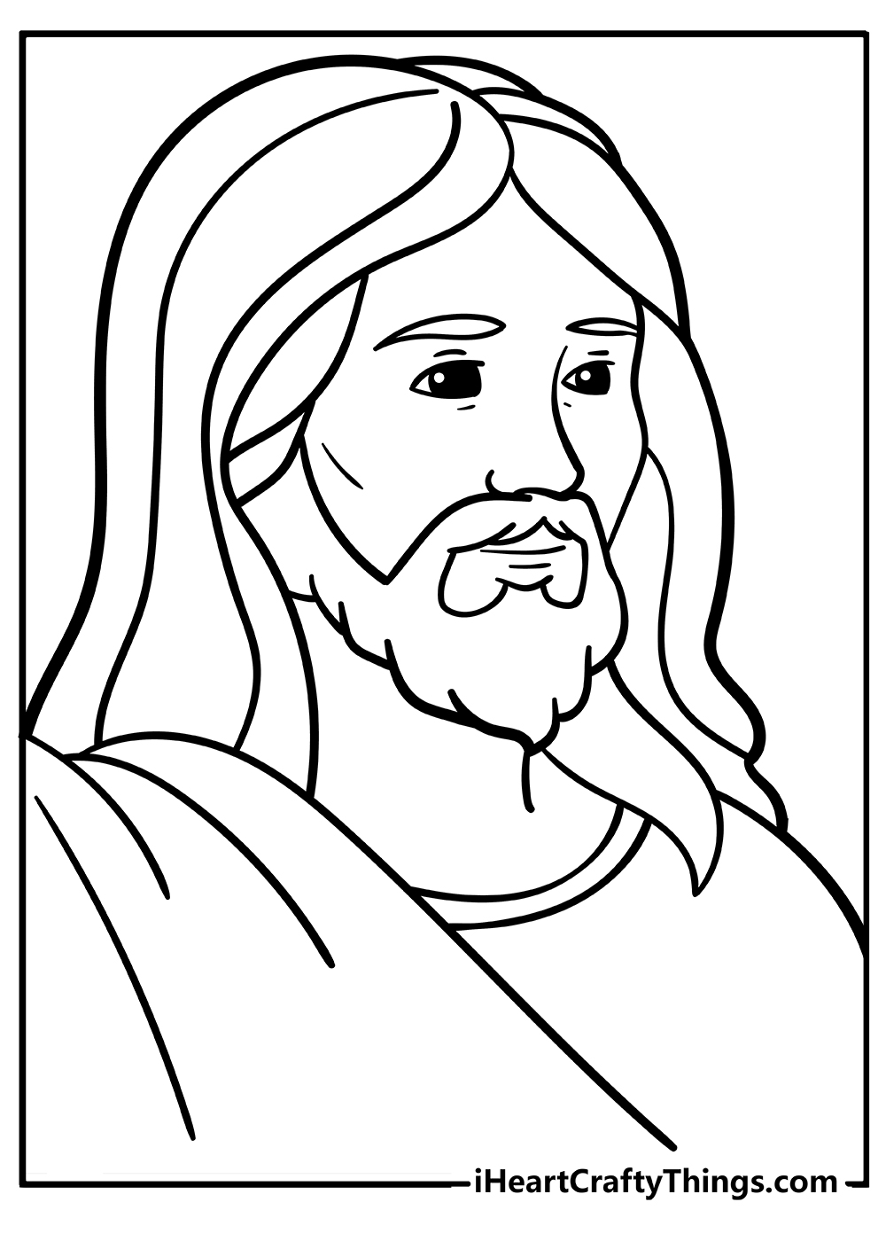 Jesus coloring pages free printables