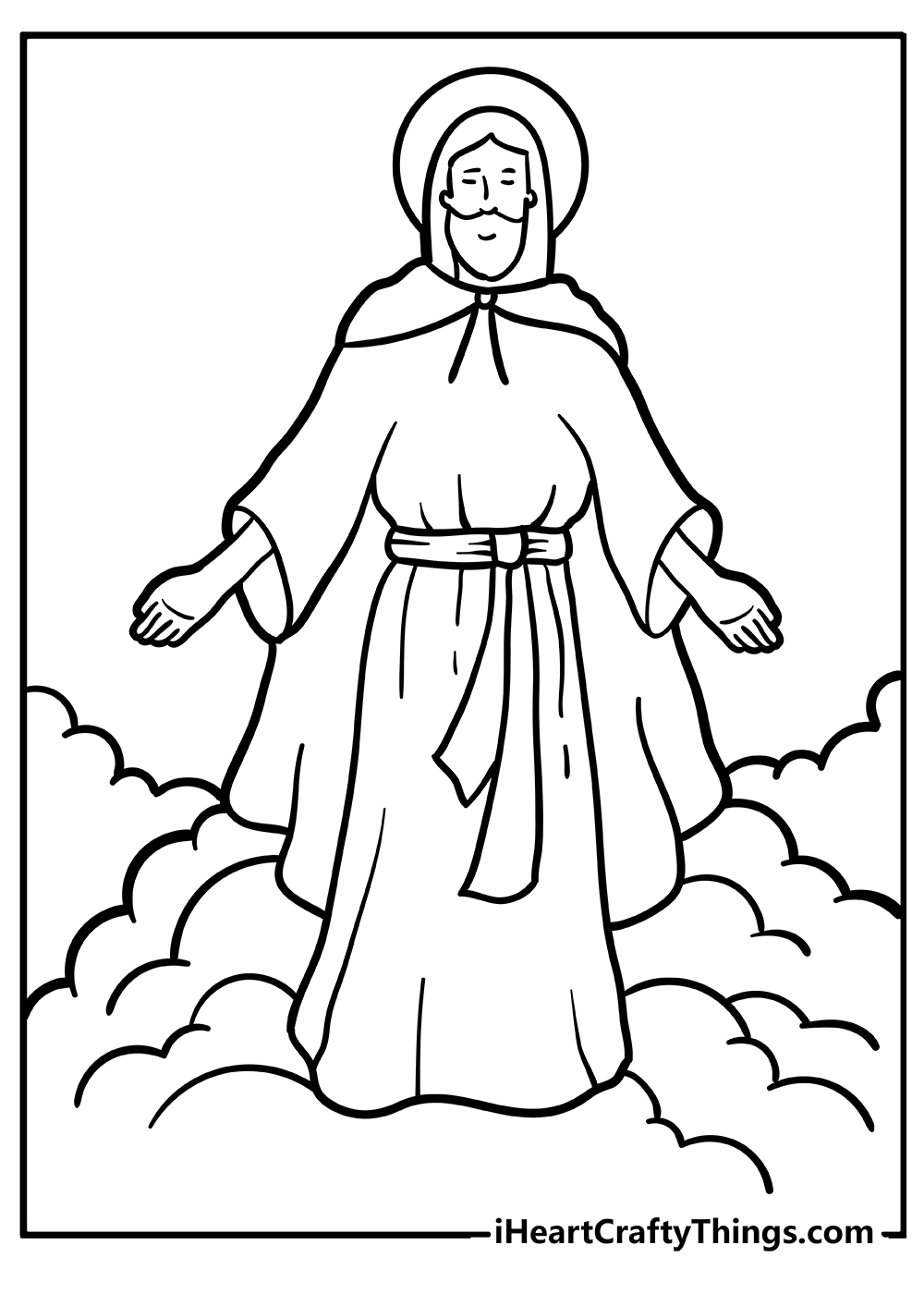 Jesus coloring pages free printables