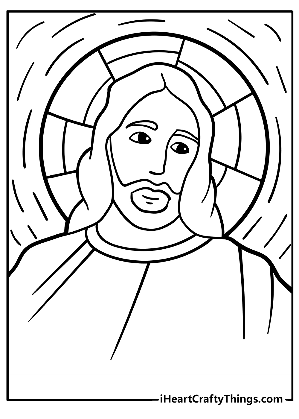 Jesus coloring pages free printables