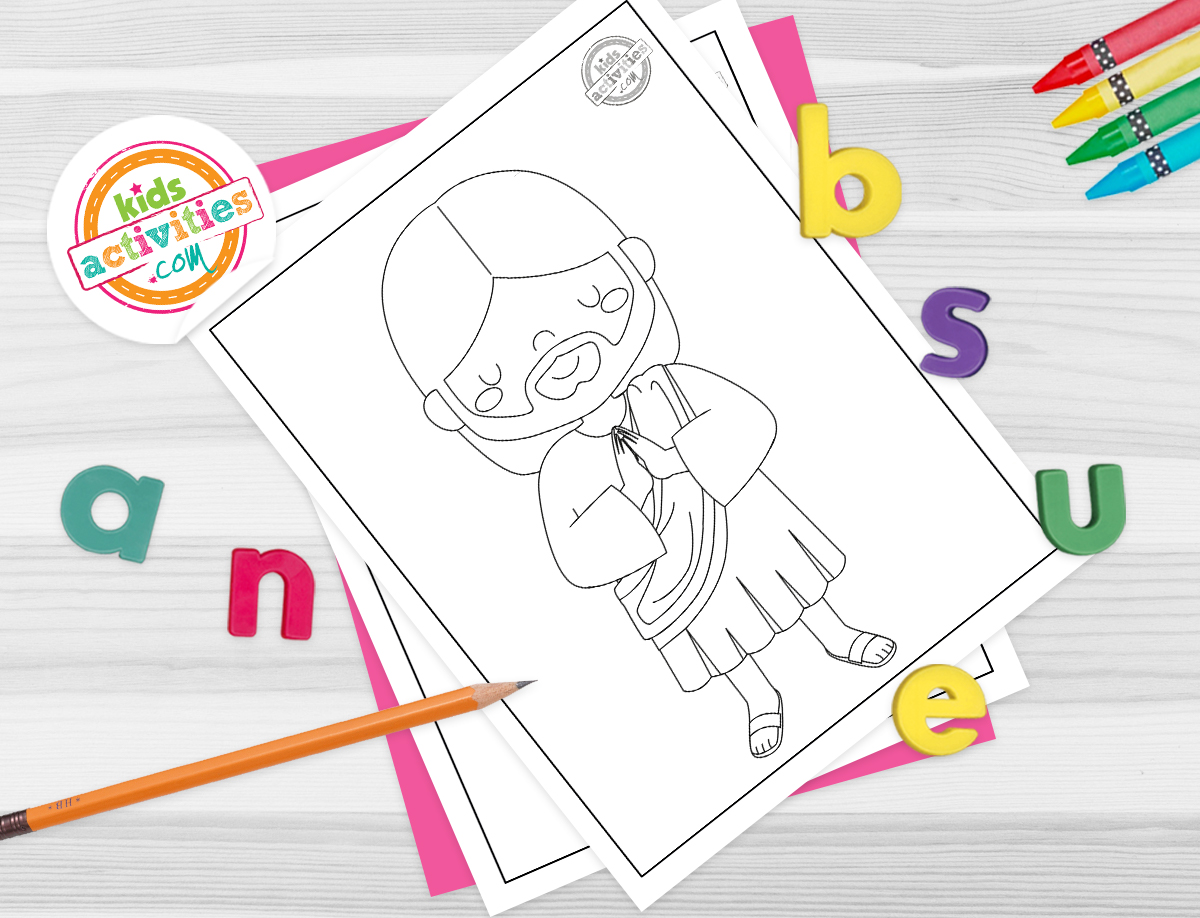 Free printable jesus coloring pages kids activities blog