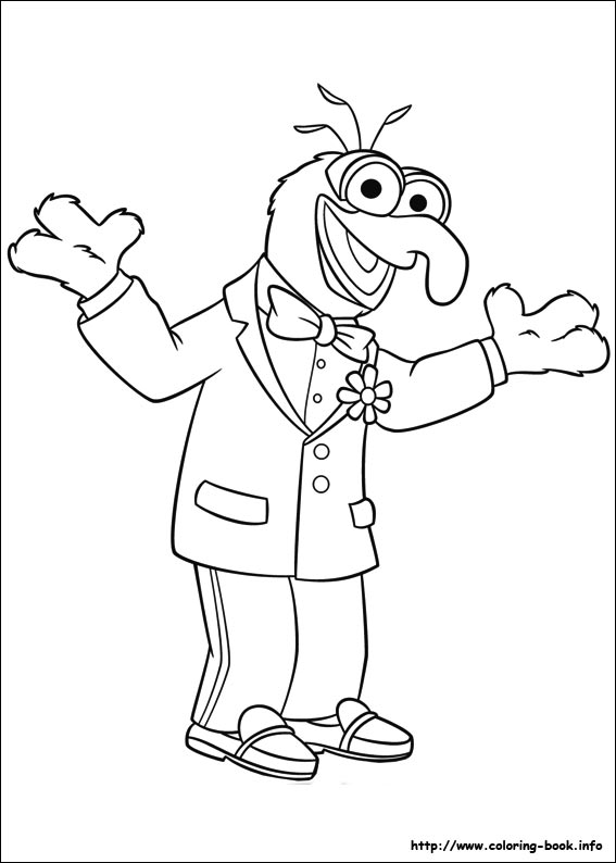 The muppets coloring picture