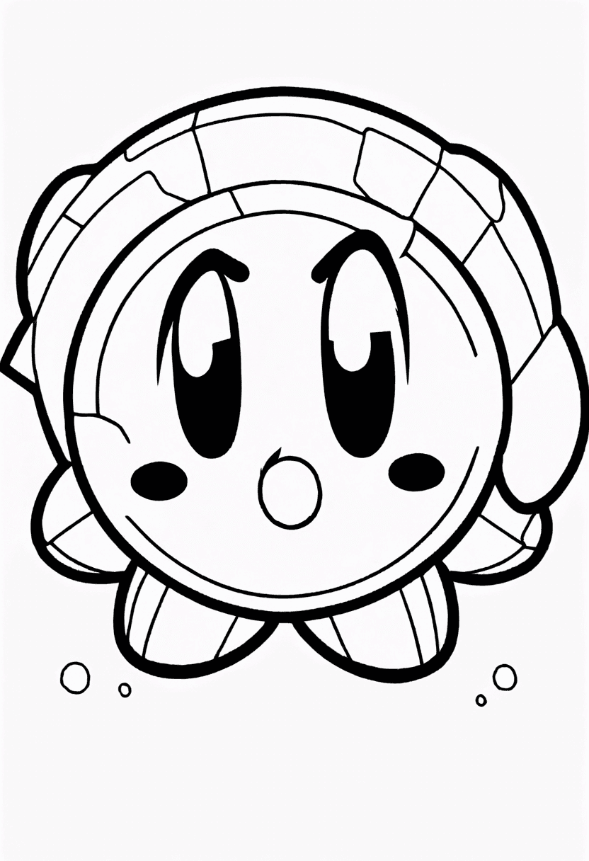 Kirby coloring pages